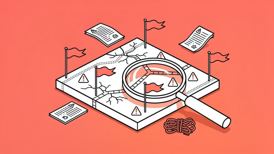 Czerwone flagi przy zakupie gruntu: Kiedy natychmiast wycofać się z transakcji?