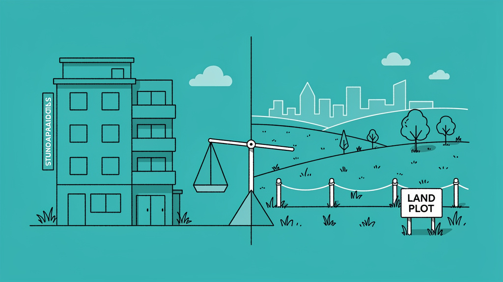 Inwestowanie w kawalerki vs. inwestowanie w grunty pod miastem